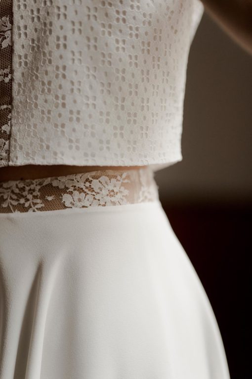 Robe de mariée semi-mesure paris Top Doriana & Jupe Lizzie collection civile 2020